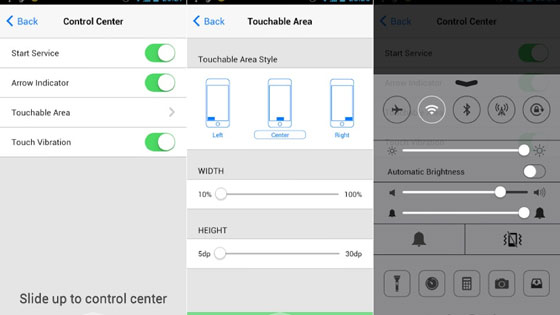 Control Center Android: toch een beetje iOS 7
