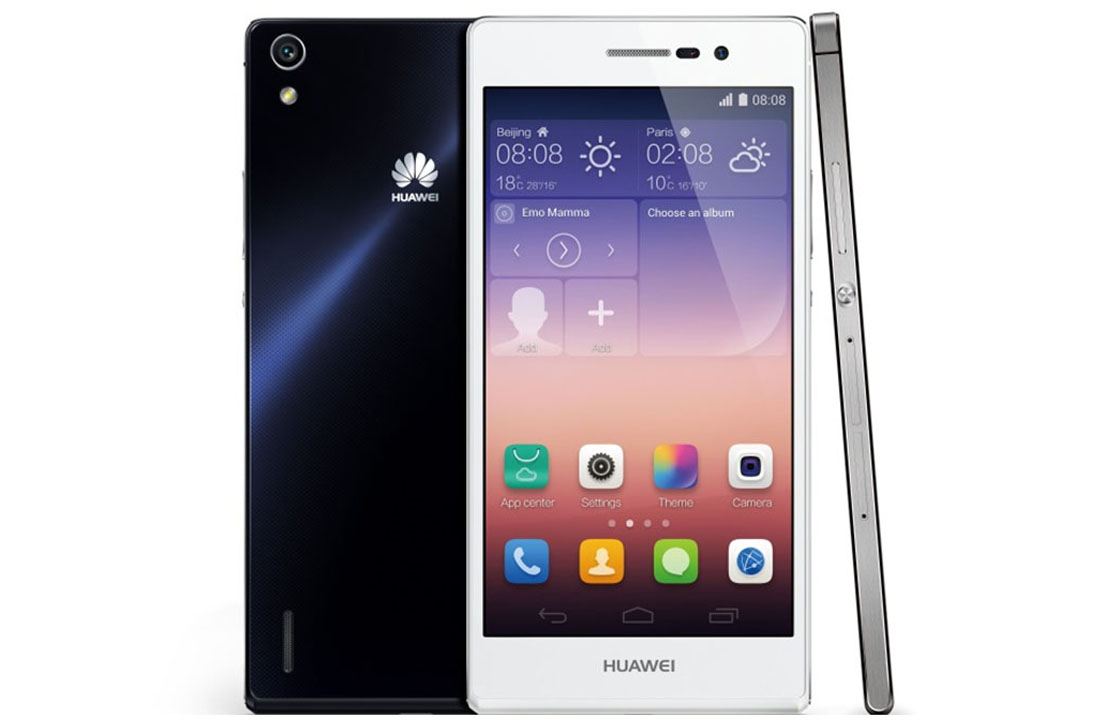 Huawei onthult Ascend P7, superdunne smartphone met 5 inch-scherm