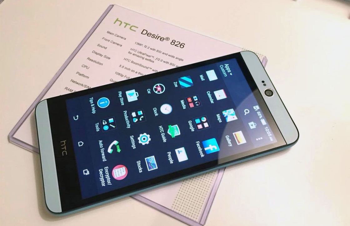 HTC Desire 826: nieuw midrange toestel met prima selfiecamera